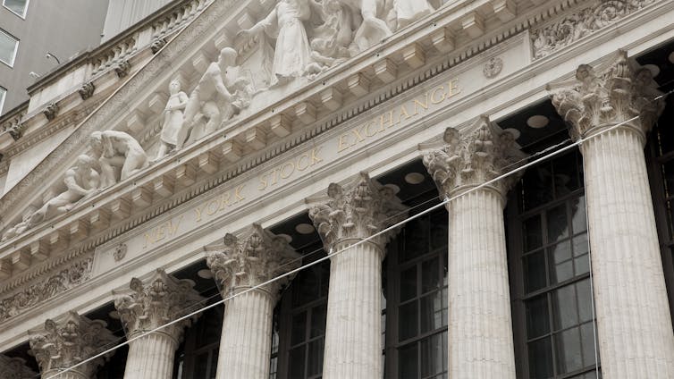 Front of the New York Stock Exchange building